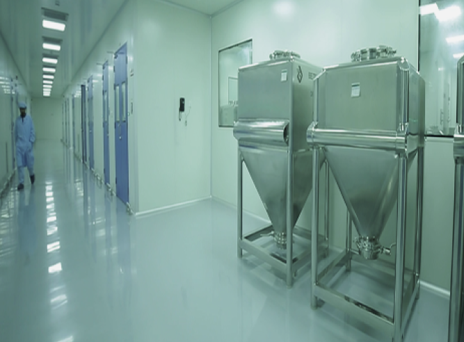 Classified cleanroom environment with controlled airflow